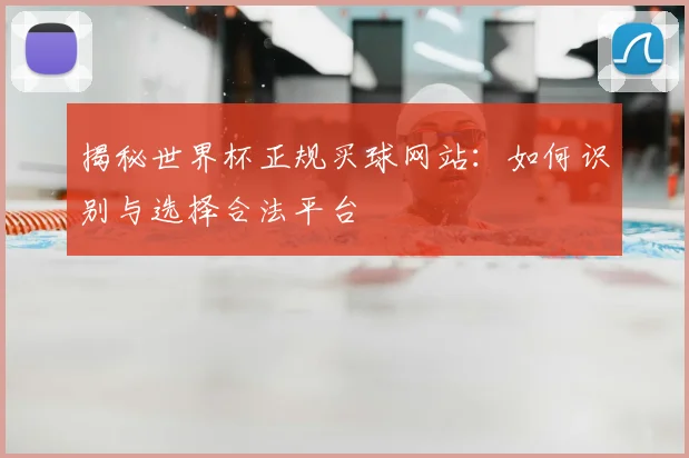 揭秘世界杯正规买球网站：如何识别与选择合法平台